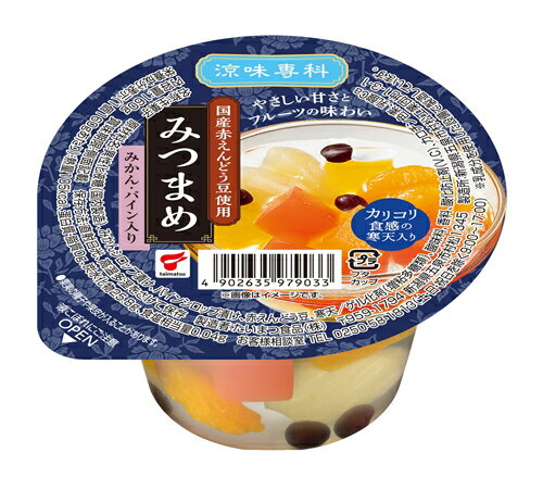 たいまつ食品　　涼味専科　みつまめ　160g×24個 1