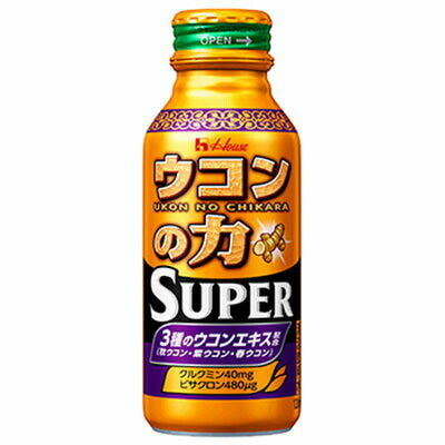 【2ケース】ハウス　ウコンの力　スーパー　ボトル缶　120ml　30個×2箱　合計60個