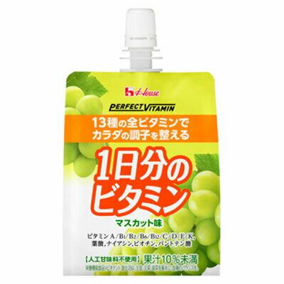 ハウス　PV　1日分のビタミンゼリー　マスカット味　180g×24個 ゼリー飲料 まとめ買い