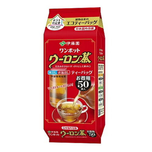 伊藤園　　ワンポット　　エコティーバッグ　ウーロン茶　4.0g　50袋×10個のサムネイル