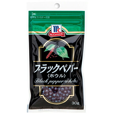 YOUKI（ユウキ食品）　　MC ブラックペパー（ホウル）袋入 30g×60(10×6)個