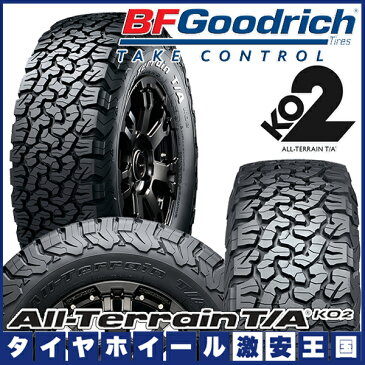 【取付対象】【送料無料 200系 ハイエース】 BFグッドリッチ オールテレーン KO2 LT215/65R16 MANARAY ナイトロパワー ジャベリン 6.5J-16インチ セミグロスブラック＋ピアス&ミルド 新品サマータイヤ ホイール4本セット