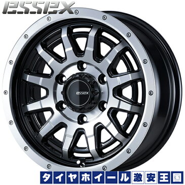 【取付対象】送料無料 215/65R16 109/107R ESSEX EX エセックス ブラックポリッシュ 6.5J-16インチ TOYO トーヨー H20 新品サマータイヤ ホイール4本セット