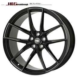 【レクサス LS500】245/45R20インチ5H120 鍛造 J&G ブレイクスルー JGB001 ブラックNITTO INVO ニットー インヴォ FR設定 送料無料 新品サマータイヤ ホイール4本セット