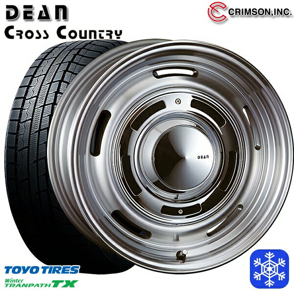 スタッドレスタイヤホイール4本セット 215/65R16 98Q ハイエース ※車検非対応 2023〜2024年製 トーヨー ウィンター トランパス TX クリムソン ディーンクロスカントリー BG 16インチ 7.0J 6H139.7
