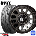 スタッドレスタイヤホイール4本セット 215/70R16 100Q ジムニー 2021~2022年製 ブリヂストン ブリザック DMV3 デルタフォースオーバル マットスモークポリッシュ 16インチ 5.5J 5H139.7
