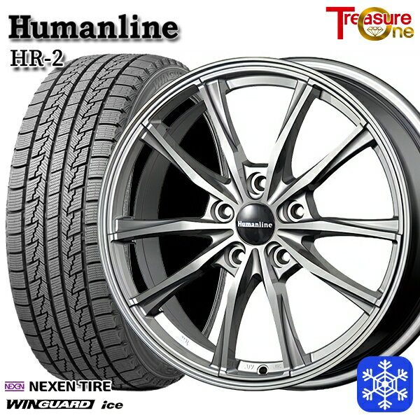 スタッドレスタイヤホイール4本セット 215/65R16 98Q アルファード ヴェルファイア 2024〜2025年製 ネクセン ウィンガードアイス トレジャーワン ヒューマンライン HR2 DG 16インチ 6.5J 5H114.3