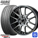 【取付対象】215/70R16 100Q デリカD5 2021〜2022年製 ブリヂストン ブリザック DM-V3 MONZA ZACK ザック JP205 ブラックシルバー 16インチ 6.5J 5穴 114.3 スタッドレスタイヤホイール4本セット 送料無料