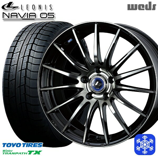 スタッドレスタイヤホイール4本セット 235/60R18 レクサスRX 2022〜2023年製 トーヨー ウィンタートランパス TX Wedd ウェッズ レオニス ナヴィア05 BPB 18インチ 8.0J 5H114.3