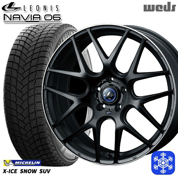 スタッドレスタイヤホイール4本セット 235/55R19 レクサスRX 2024〜2025年製 ミシュラン エックスアイススノーSUV Weds ウェッズ レオニス ナヴィア06 MBP 19インチ 8.0J 5H114.3