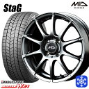 【10/25限定】ポイント10倍! 155/65R13 モコ ルークス 2025年製 ブリヂストン ブリザック WZ1 MID シュナイダースタッグ メタリックグレー 13インチ 4.0J 4H100 スタッドレスタイヤホイール4本セット