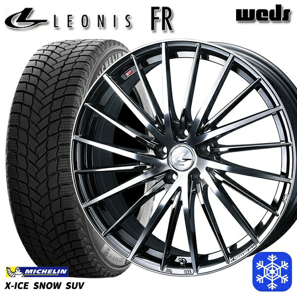 スタッドレスタイヤホイール4本セット 235/60R18 レクサスRX 2024〜2025年製 ミシュラン エックスアイススノーSUV Weds ウェッズ レオニス FR BMCMC 18インチ 7.0J 5H114.3