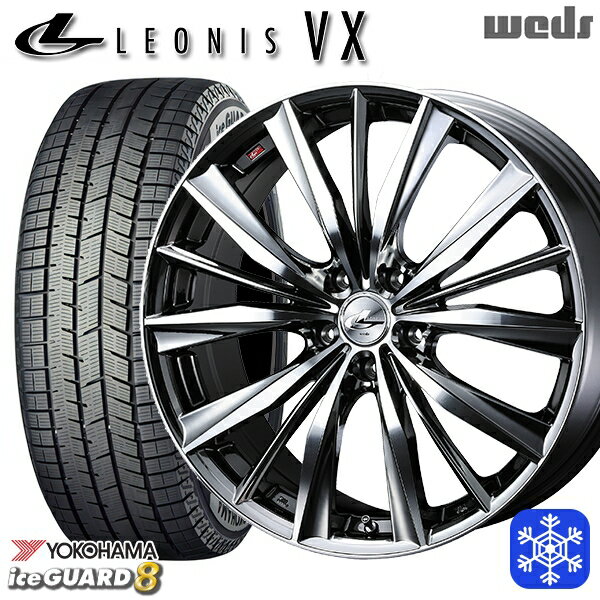 スタッドレスタイヤホイール4本セット 225/55R17 スバルXV フォレスター 2025年製 ヨコハマ アイスガー..