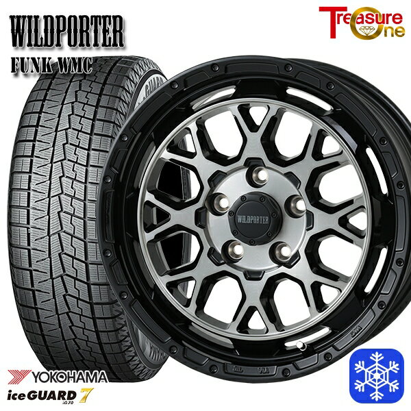 スタッドレスタイヤホイール4本セット 215/65R16 98Q アルファード ヴェルファイア 2023年製 ヨコハマ アイスガード IG70 トレジャーワン ワイルドポーター ファンク WMC BP/BC 16インチ 7.0J 5H114.3