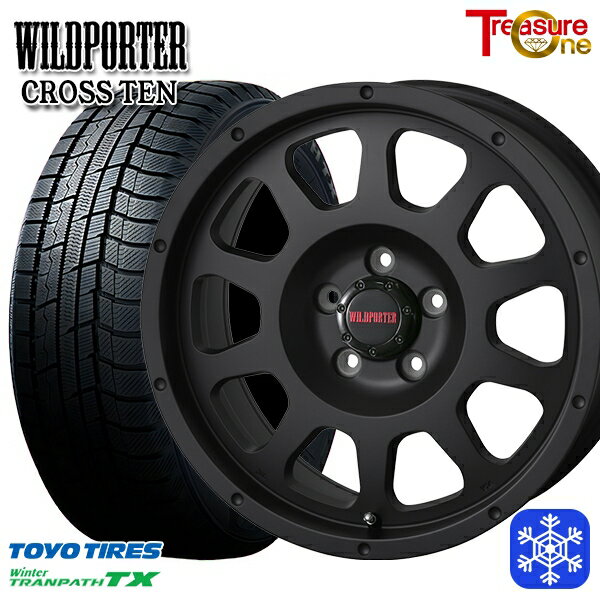 スタッドレスタイヤホイール4本セット 215/60R16 ヤリスクロス ヴェゼル 2023〜2024年製 トーヨー ウィンタートランパス TX トレジャーワン ワイルドポータークロステン MB 16インチ 7.0J 5H114.3