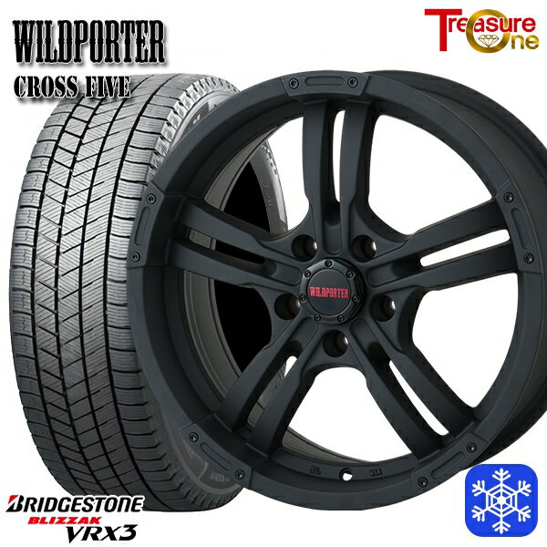 スタッドレスタイヤホイール4本セット 225/70R16 デリカD5 2023〜2024年製 ブリヂストン ブリザック VRX3 トレジャーワン ワイルドポーター クロスファイブ MBK 16インチ 7.0J 5H114.3