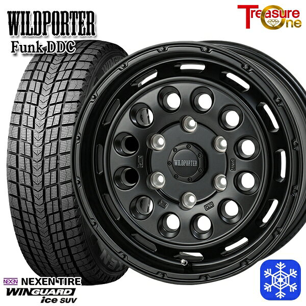 スタッドレスタイヤホイール4本セット 265/65R17 ハイラックス プラド 2024年製 ネクセン ウィンガードアイスSUV トレジャーワン ワイルドポーターファンク DDC MBK 17インチ 8.0J 6H139.7