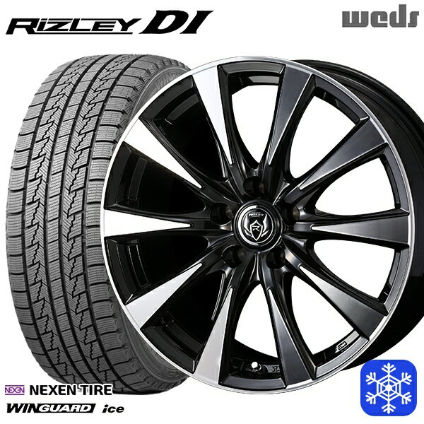 スタッドレスタイヤホイール4本セット 205/65R16 ヤリスクロス 10アルファード 2024〜2025年製 ネクセン WINGUARD ice Weds ウェッズ ライツレーDI ブラックポリッシュ 16インチ 6.5J 5H114.3