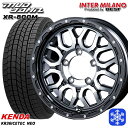 【取付対象】175/80R16 ジムニー 2022〜2023年製 ケンダ アイステックネオ KR36 インターミラノ マッドバーン XR-800M MBK/DP 16インチ 5.5J 5穴 139.7 スタッドレスタイヤホイール4本セット 送料無料