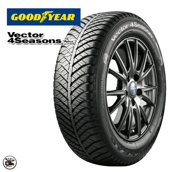 プリウス カローラツーリング 215/45R17 91H XL グッドイヤー ベクター フォーシーズンズ BBS RS-GT 17インチ 7.5J 5H100 GL-SLD オールシーズンタイヤホイールセット 2