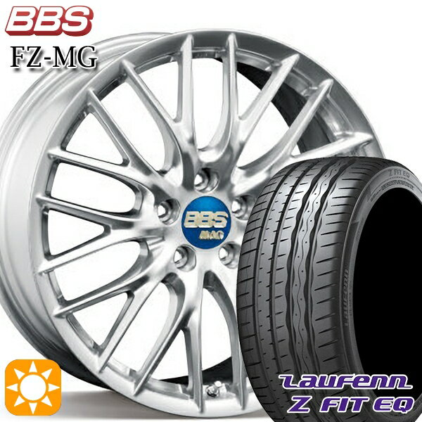 【取付対象】アルファード ヴェルファイア 245/40R19 98Y XL ラウフェン Z FIT EQ LK03 BBS FZ-MG ダイヤモンドシルバー (DS) 19インチ 9.0J 5H114.3 サマータイヤホイールセット