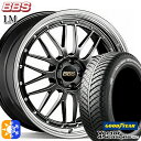 アクセラ アテンザ 215/45R18 89H グッドイヤー ベクター フォーシーズンズ BBS LM 18インチ 7.5J 5H114.3 DB-BKBD オールシーズンタイヤホイールセット