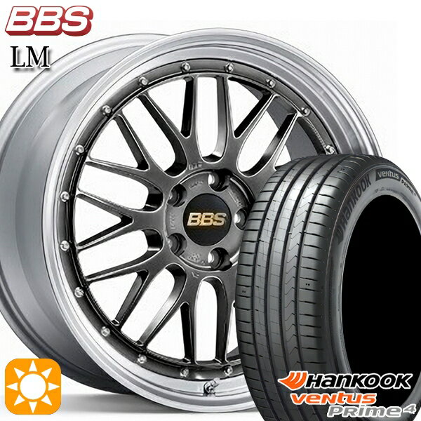 【取付対象】215/45R17 91W XL ハンコック veNtus PRime4 K135 BBS LM DB-SLD 17インチ 7.5J 5H114.3 サマータイヤホイールセット