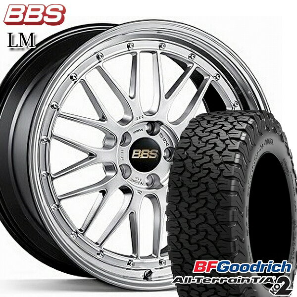 【取付対象】LT225/65R17 107/103S RBL BFグッドリッチ オールテレーン T/A KO2 BBS LM DS-BKBD 17インチ 7.5J 5H114.3 サマータイヤホイールセット