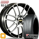 【取付対象】ヴェゼル オデッセイ 215/60R16 95H ヨコハマ ブルーアース RV03 BBS RE-L2 ブラックダイヤカット (BKD) 16インチ 7.0J 5H114.3 サマータイヤホイールセット