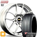 【取付対象】アイシス ノア/ヴォクシー 215/45R17 91W XL ヨコハマ アドバンデシベル V553 BBS RF ダイヤモンドシルバー（DS） 17インチ 7.0J 5H114.3 サマータイヤホイールセット