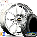 205/50R17 93H XL グッドイヤー ベクター フォーシーズンズ BBS RF 17インチ 7.0J 5H100 ダイヤモンドシルバー(DS) オールシーズンタイヤホイールセット