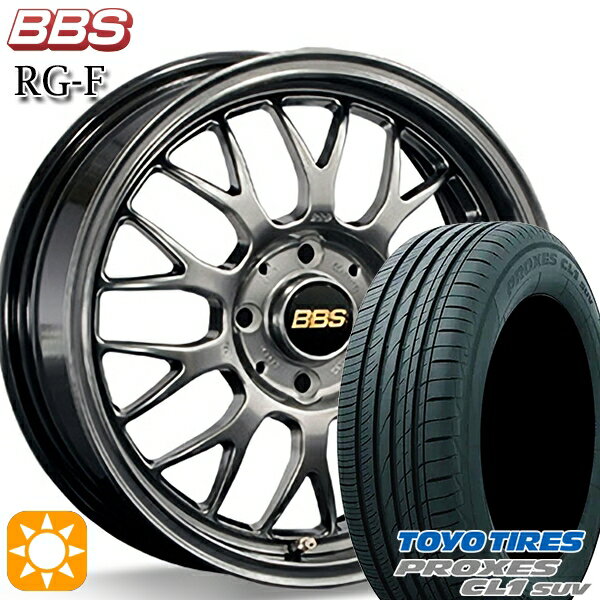 【取付対象】ヴェゼル オデッセイ 215/60R16 95V トーヨー プロクセス CL1 SUV BBS RG-F ダイヤモンドブラック（DB） 16インチ 7.0J 5H114.3 サマータイヤホイールセット