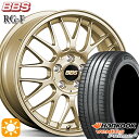 【取付対象】プリウスα ストリーム 205/60R16 96V XL ハンコック veNtus PRime4 K135 BBS RG-F ゴールド(GL) 16インチ 7.0J 5H114.3 サマータイヤホイールセット