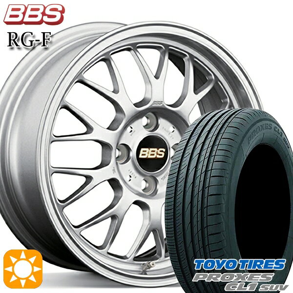 【取付対象】ヴェゼル オデッセイ 215/60R16 95V トーヨー プロクセス CL1 SUV BBS RG-F シルバー（SL） 16インチ 7.0J 5H114.3 サマータイヤホイールセット