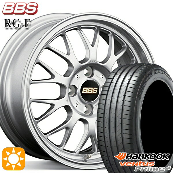 【取付対象】プリウスα ストリーム 205/60R16 96V XL ハンコック veNtus PRime4 K135 BBS RG-F シルバー（SL） 16インチ 7.0J 5H114.3 サマータイヤホイールセット