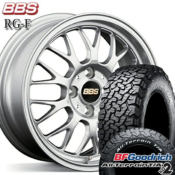 【取付対象】RAV4 245/75R16 120/116S RWL BFグッドリッチ オールテレーン T/A KO2 BBS RG-F シルバー（SL） 16インチ 7.0J 5H114.3 サマータイヤホイールセット