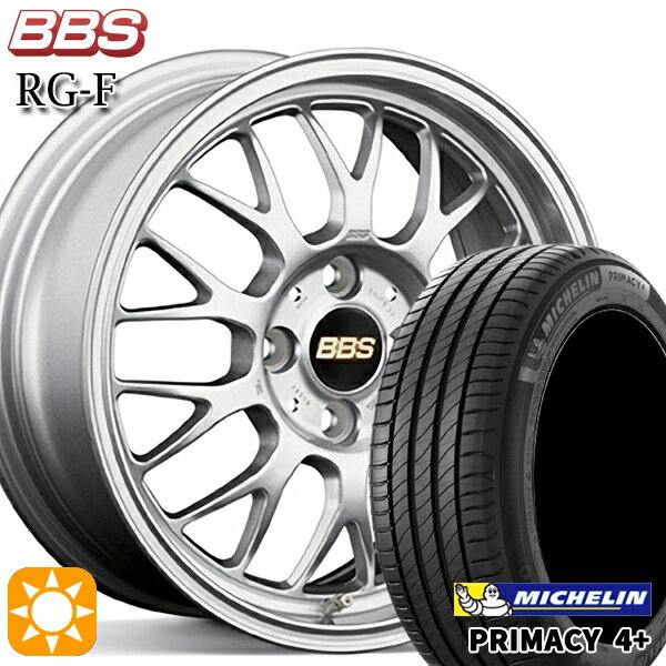 【取付対象】ヴェゼル オデッセイ 215/60R16 95H ミシュラン プライマシー4プラス BBS RG-F シルバー（SL） 16インチ 7.0J 5H114.3 サマータイヤホイールセット