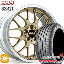 【取付対象】215/40R18 89W XL クムホ エクスタ PS71 BBS RS-GT GL-SLD 18インチ 7.5J 5H100 サマータイヤホイールセット