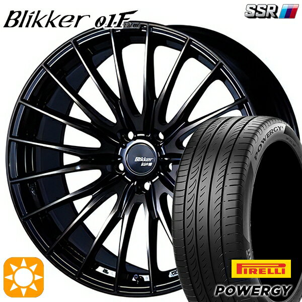 【取付対象】225/40R19 93W XL ピレリ パワジー SSR ブリッカー 01F アッシュブロンズ 19インチ 8.0J 5H114.3 サマータイヤホイールセット