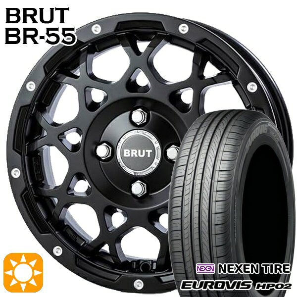 ڼоݡ155/65R14 ͥ ɥȡ 桼ӥ HP02 BRUT ֥롼 BR-55 ߥɥƥ֥å 14 4.5J 4H100 ޡۥ륻å