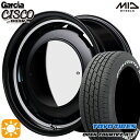 【取付対象】215/70R16 100H トーヨー オープンカントリー H/T2 WL MID ガルシアシスコムーン セミグロスブラック 16インチ 6.0J 5H139.7 サマータイヤホイールセット