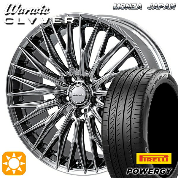 【取付対象】245/45R19 102W XL ピレリ パワジー MONZA ワーウィック クライヴァー SPT 19インチ 8.0J 5H114.3 サマータイヤホイールセット