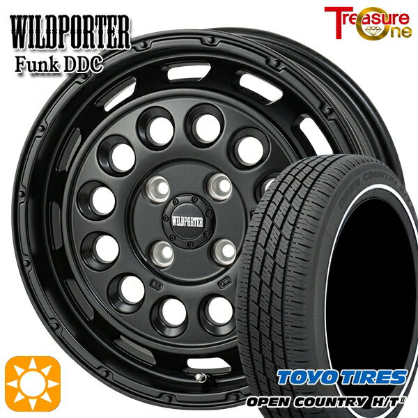 【取付対象】155/65R14 75H トーヨー オープンカントリー H/T2 WR トレジャーワン ワイルドポーター ファンク DDC MBK 14インチ 4.5J 4H100 サマータイヤホイールセット