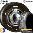 リーフ レヴォーグ 215/50R17 95W XL コンチネンタル DWS06+ クリムソン ディーン クロスカントリー マットブラック 17インチ 7.0J 5H114.3 オールシーズンタイヤホイールセット
