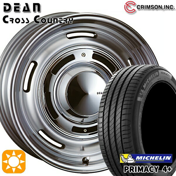 【取付対象】リーフ レヴォーグ 215/50R17 95W XL ミシュラン プライマシー4プラス クリムソン ディーン クロスカントリー バーニッシュグレー 17インチ 7.0J 5H114.3 サマータイヤホイールセット