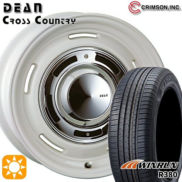 【取付対象】ヤリスクロス 205/65R16 95H ウィンラン R380 クリムソン ディーン クロスカントリー ホワイト 16インチ 6.5J 5H114.3 サマータイヤホイールセット