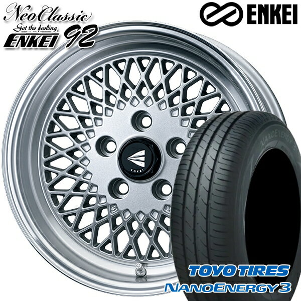 ڼоݡ165/55R15 75V ȡ衼 ʥΥʥ3 ENKEI ͥ饷å 󥱥92 Сwithޥɥå 15 5.0J 4H100 ޡۥ륻å