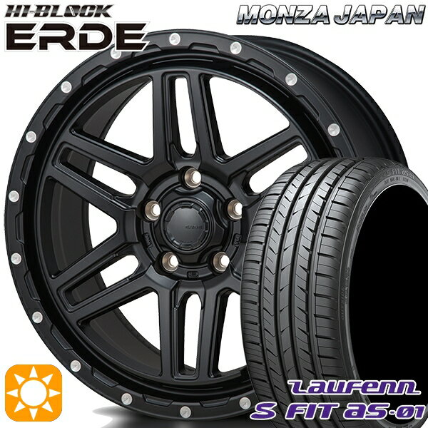 【取付対象】アイシス ノア 215/45R17 91W XL ラウフェン S FIT aS-01 LH02 モンツァ ハイブロック エルデ サテンブラック/ミーリング 17インチ 7.5J 5H114.3 サマータイヤホイールセット