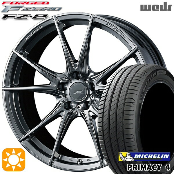 【取付対象】マークX レクサスIS 235/40R19 96W XL VOL ミシュラン プライマシー4 Weds ウェッズ 鍛造 F ZERO FZ-2 ダイヤモンドブラック 19インチ 8.0J 5H114.3 サマータイヤホイールセット