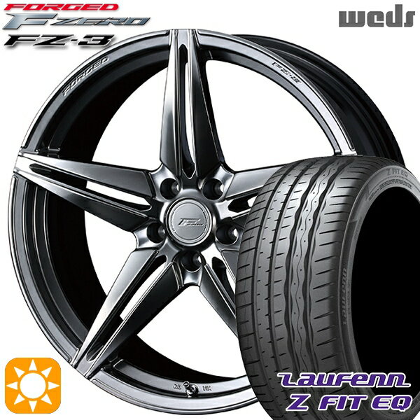 【取付対象】ノア ヴォクシー 215/35R19 85Y XL ラウフェン Z FIT EQ LK03 Weds ウェッズ 鍛造 F ZERO FZ-3 ダイヤモンドブラック 19インチ 8.0J 5H114.3 サマータイヤホイールセット